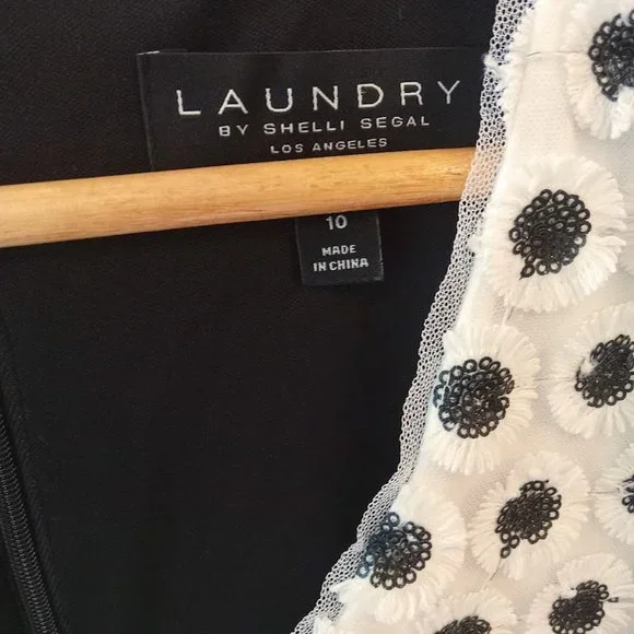 NWT | Gorgeous Sequin Floral Cocktail Dress | Laundry by Shelli Segal | Size: 10 - Picture 8 of 15